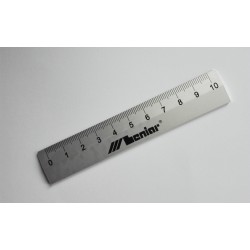 Metal aluminium ruler 10 cm...