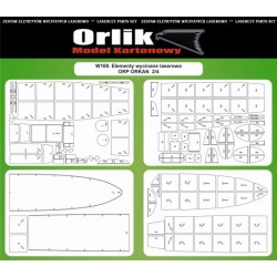 Lasercut parts for ORKAN...