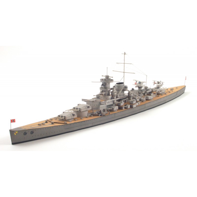 German battleship GNEISENAU (two full models in 4 versions) (JSC 072)