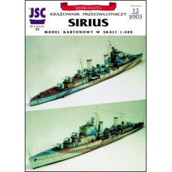 British AA cruiser SIRIUS...